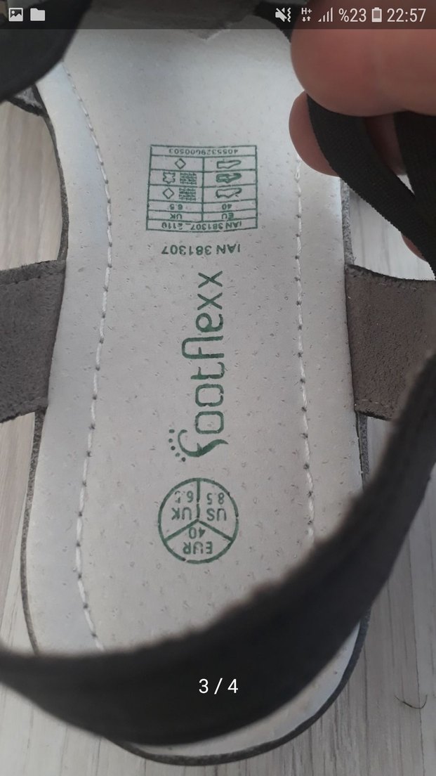 taşlı sandalet - Görsel 2