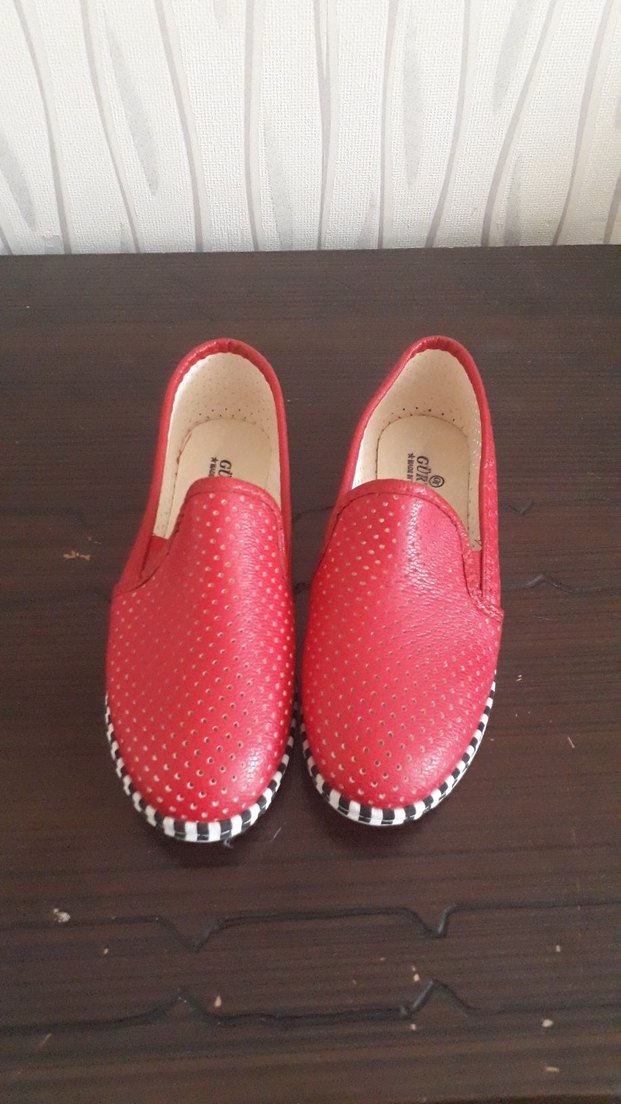 Diger Kırmızı Kadın Dolgu Topuklu Babet - Görsel 2