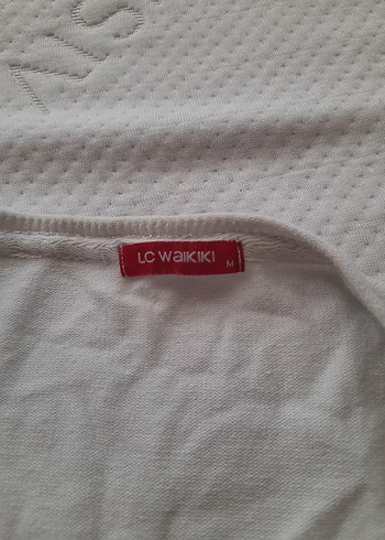 Düğmeli Beyaz Kadın Keten Hırka - Görsel 2