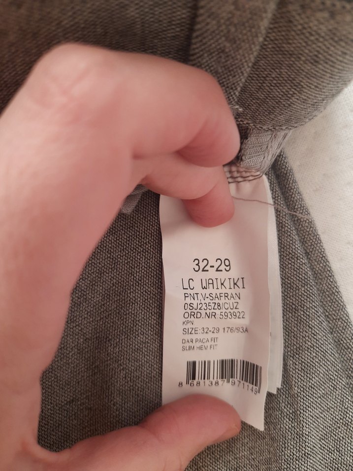 Lcw modern slim fit dar kalıp kumaş pantolon - Görsel 5