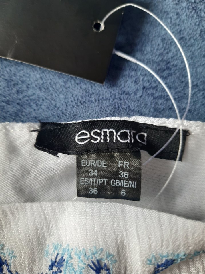 Nakışlı Şile Bezi Kumaş Elbise - Görsel 3