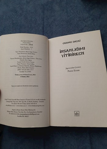 İnsanlığımı Yitirirken - Osamu Dazai - Görsel 2