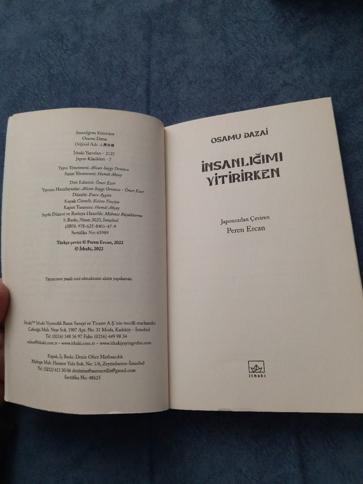 İnsanlığımı Yitirirken - Osamu Dazai - Görsel 2