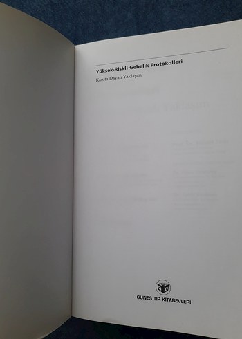 Yüksek Riskli Gebelik Protokolleri - 5. Baskı - Görsel 2