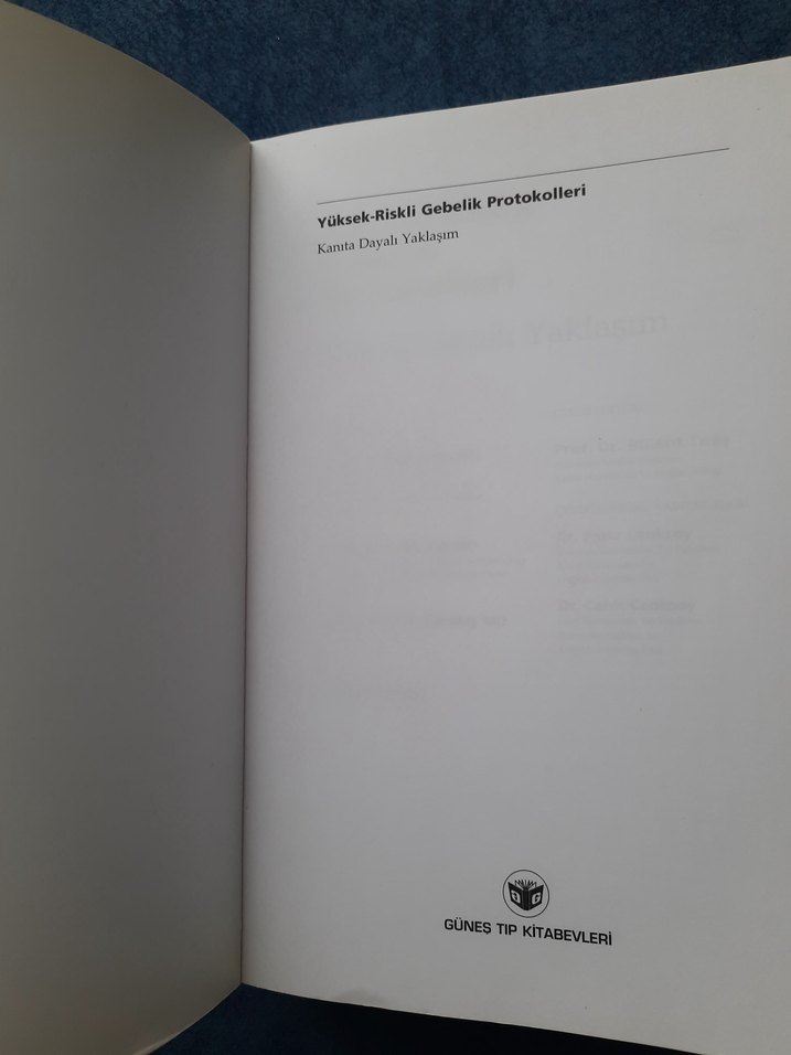 Yüksek Riskli Gebelik Protokolleri - 5. Baskı - Görsel 2
