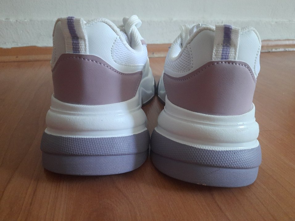 Nike Beyaz Platform Topuklu Spor Ayakkabı - Görsel 4