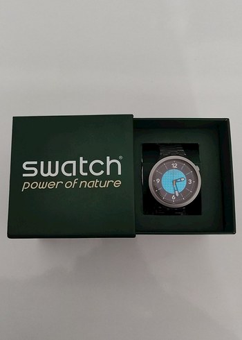 Yeşil Parlak Swatch Erkek saat - Görsel 2