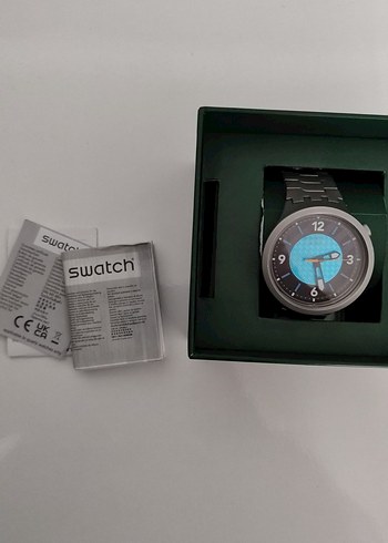 Yeşil Parlak Swatch Erkek saat - Görsel 3