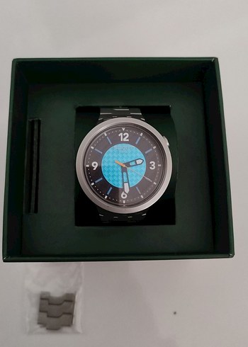 Yeşil Parlak Swatch Erkek saat - Görsel 7