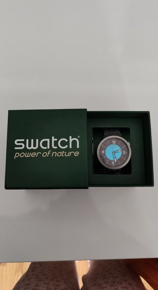 Yeşil Parlak Swatch Erkek saat - Görsel 2