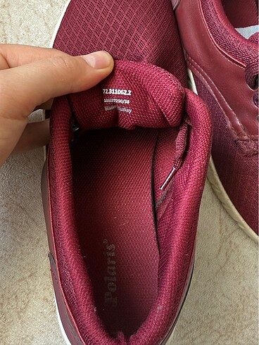 38 Beden bordo Renk Ayakkabı