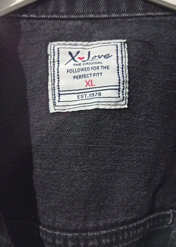 xl Beden siyah Renk Siyah Düğmeli Salaş Midi Kot Ceket