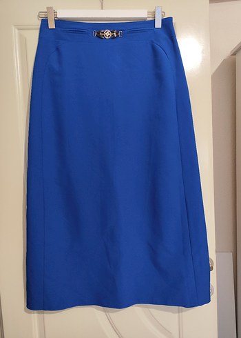 Mavi İşlemeli Tokalı Vintage Broş - Görsel 3