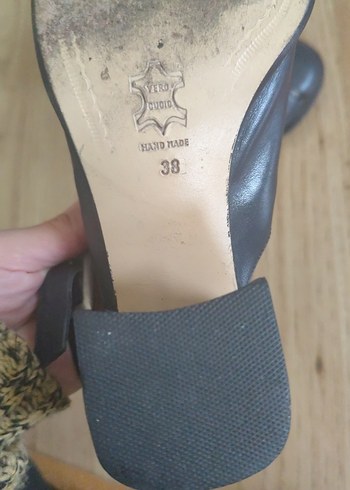 Laura Bellariva Mavi Deri Tokalı Topuklu Ayakkabı - Görsel 4