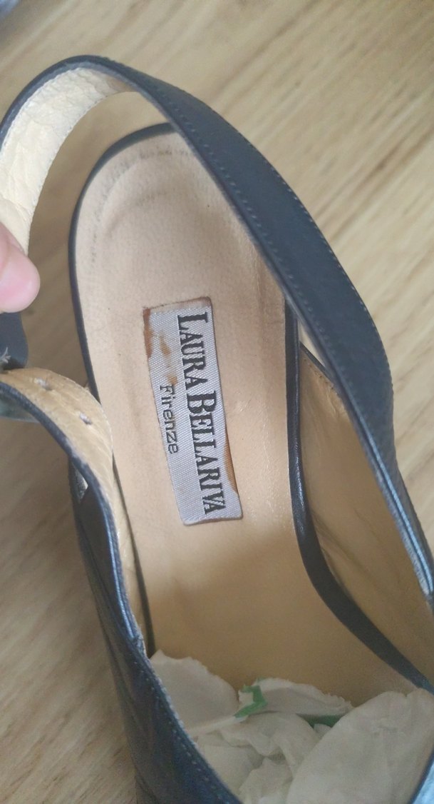 Laura Bellariva Mavi Deri Tokalı Topuklu Ayakkabı - Görsel 3