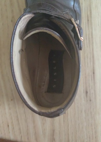 Kahverengi Deri Tokalı bot 38 numara - Görsel 4