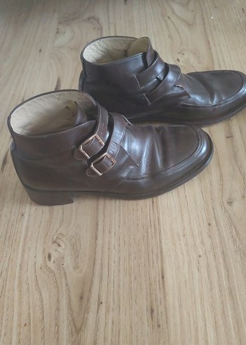 Kahverengi Deri Tokalı bot 38 numara - Görsel 2