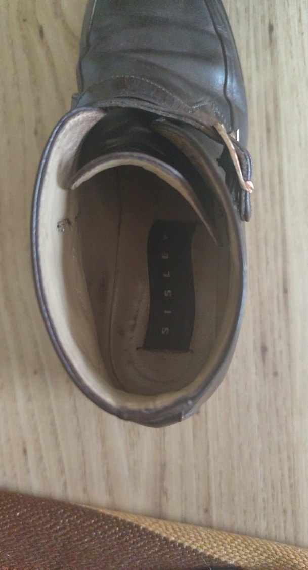 Kahverengi Deri Tokalı bot 38 numara - Görsel 4