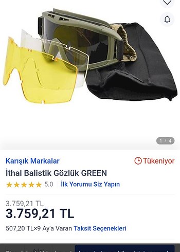 Tokalı Gri Kamuflaj Kayak Gözlüğü - Görsel 2