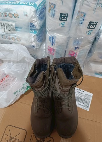 Kahverengi Erkek Biker Botları 4 mevsim - Görsel 3