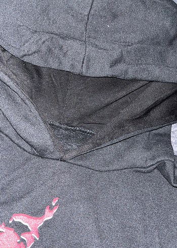 Diğer Zincir Detaylı Uzun Kollu Baskılı Sweatshirt
