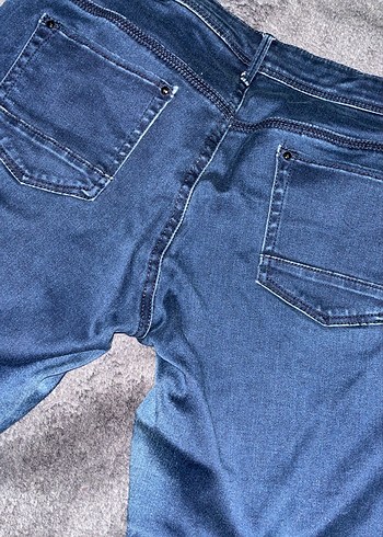 44 Beden mavi Renk Mavi Parlak Kadın Denim Jean