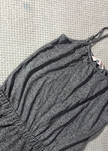 Gri Kolsuz Midi Tulum çocuk 11 12 yaş - Görsel 3