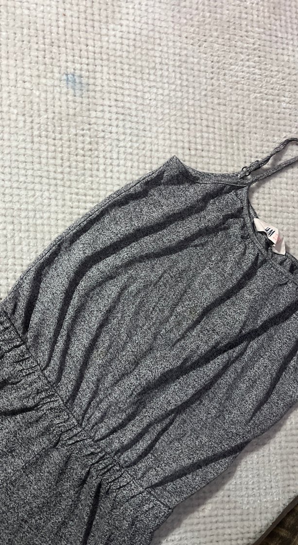 Gri Kolsuz Midi Tulum çocuk 11 12 yaş - Görsel 3