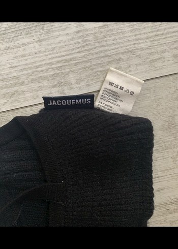 xs Beden Jacquemus orijinal siyah kadin yünlü top