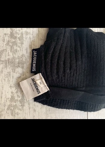 xs Beden siyah Renk Jacquemus orijinal siyah kadin yünlü top