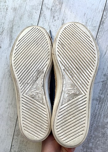 40 Beden Lacoste Erkek Lacivert ayakkabı espadril