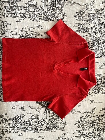 Defacto Polo yaka crop