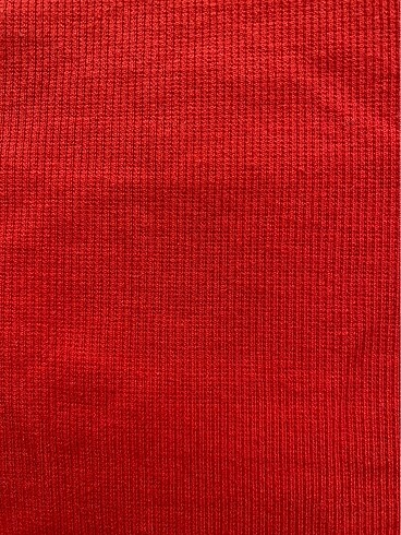l Beden kırmızı Renk Polo yaka crop