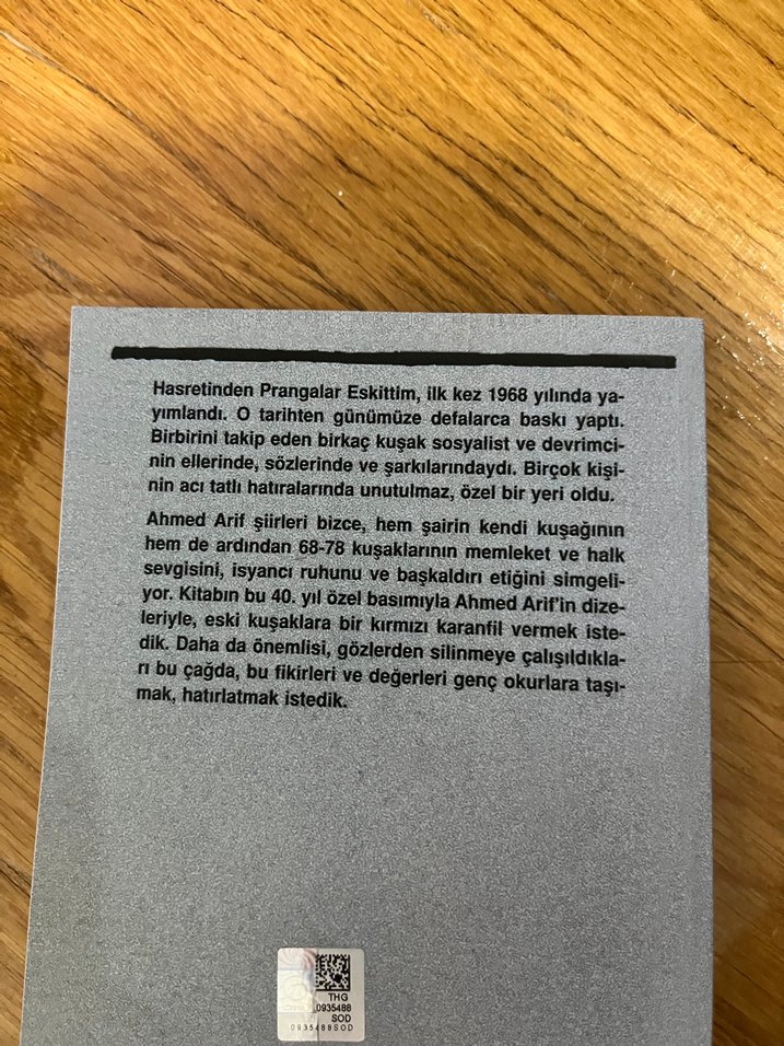 Hasretinden Prangalar Eskittim - Ahmed Arif - Görsel 2