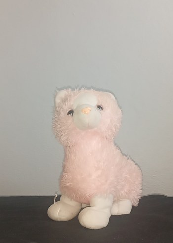 Pembe Peluş Oyuncak kedi