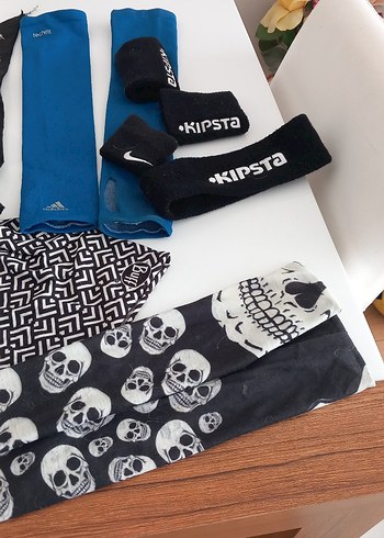 Kuru Kafalı dövüşçü vb eşarp ve bandanalar bileklik seti - Görsel 7