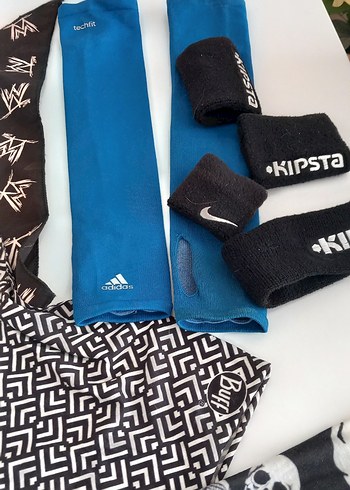 Kuru Kafalı dövüşçü vb eşarp ve bandanalar bileklik seti - Görsel 5