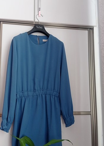 42 Beden Diger Mavi Hamile Bluzu, Kısa Kollu, Regular Fit
