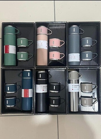 250 ML VACUM 3 BARDAKLI TERMOS
