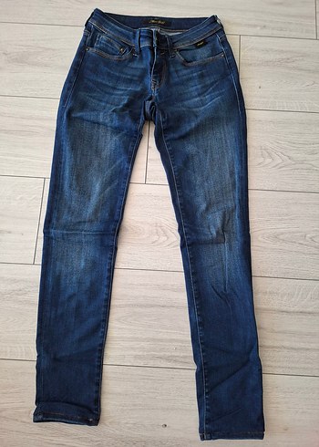 Kadın Mavi Kot Pantolon - Normcore Stil