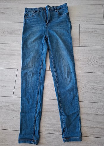 Mavi Düz Kesim Kadın Kot Pantolon