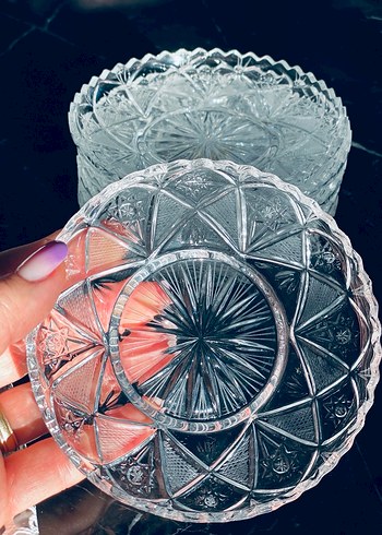 Paşabahçe kristal çay tabağı - Görsel 4