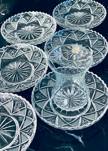 Paşabahçe kristal çay tabağı - Görsel 2