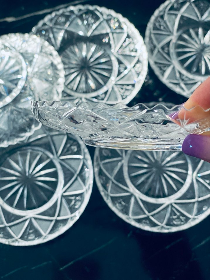 Paşabahçe kristal çay tabağı - Görsel 3