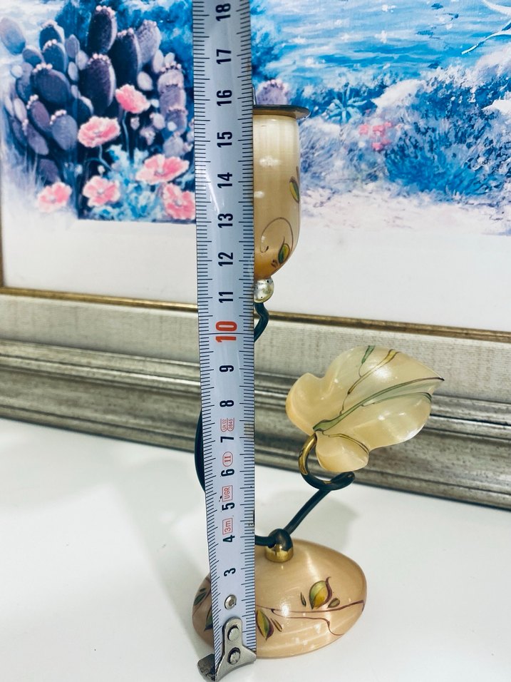 Selenit  taşından şamdan - Görsel 5