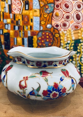 Güral Porselen Desenli Vazo - Görsel 6