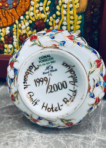 Güral Porselen Desenli Vazo - Görsel 7