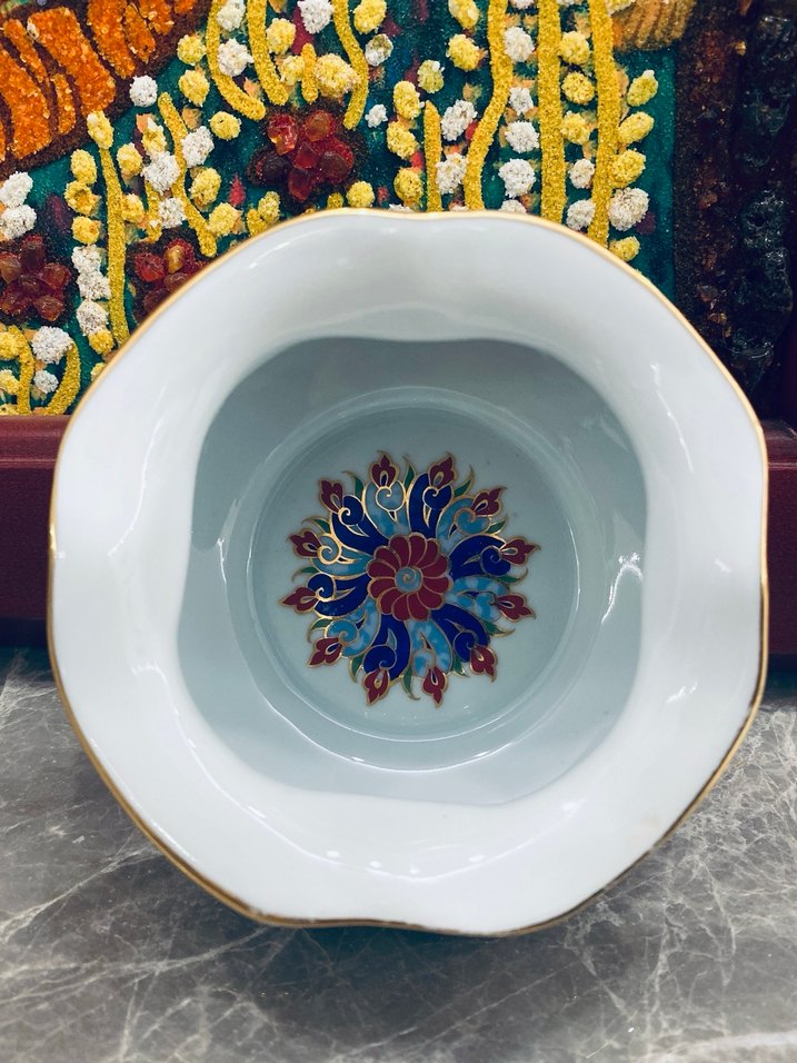 Güral Porselen Desenli Vazo - Görsel 2