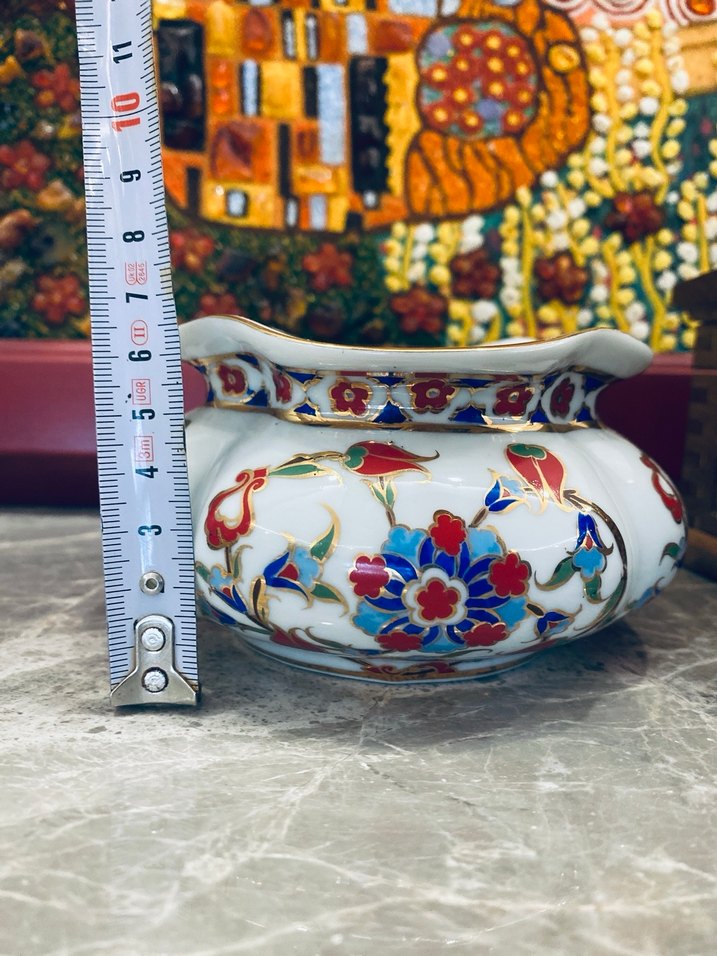 Güral Porselen Desenli Vazo - Görsel 5