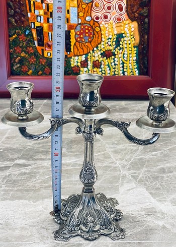 Şamdan Gümüş Kaplama - Görsel 6